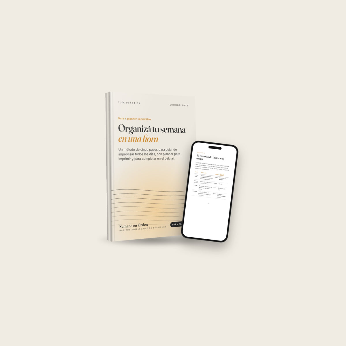 Organizá tu semana en una hora